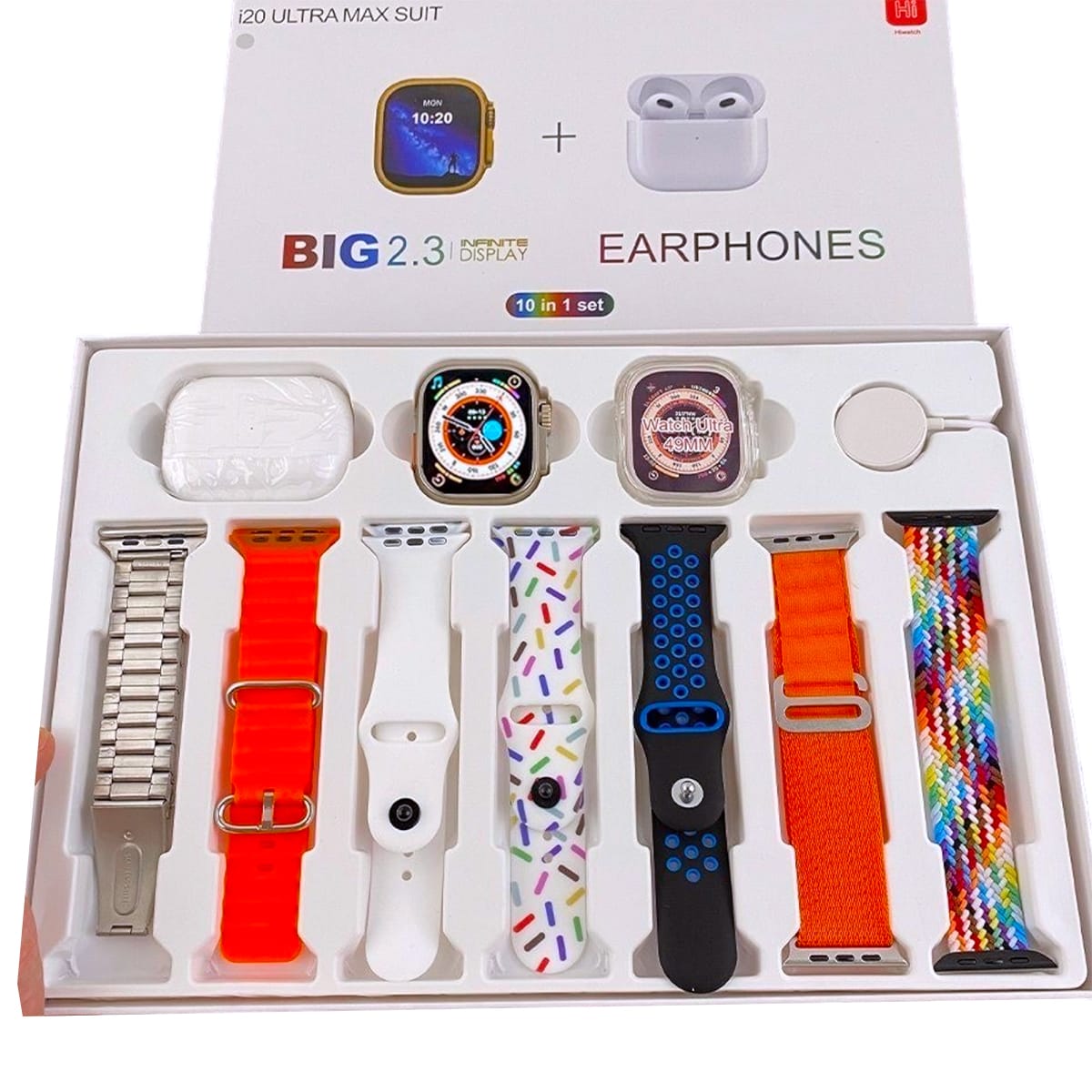120 Ultra Max Smartwatch and Airbuds combo pack