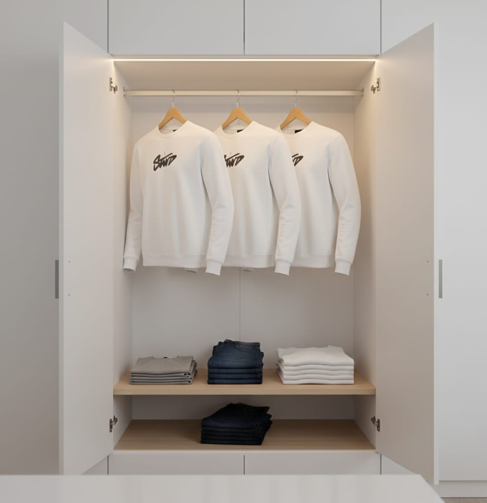 Men's White Winter Shirt | Premium Thermal Fabric | Full Sleeve | Casual & Formal Wear | Sizes M, L, XL