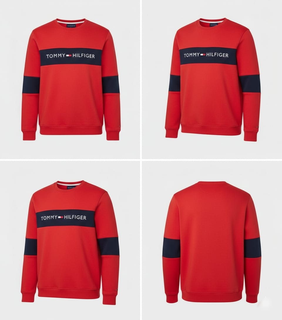 Tommy Hilfiger Style Winter Shirt | Red with Black Stripes | Men's Premium Casual Shirt | Brand Inspired Design | Sizes M, L, XL