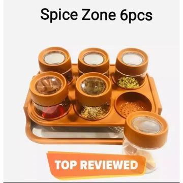 Spice Zone 6-PiecSpice Zone 6-Piece Premium Spice Set | Essential Kitchen Spices & Storage Solutione Premium Spice Set – Top-Reviewed, Essential Kitchen Spices Collection